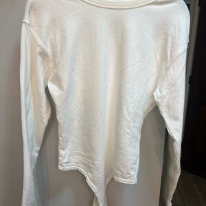White Long Sleeve Bodysuit